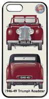 Triumph Roadster 2000 1946-49 Phone Cover Vertical
